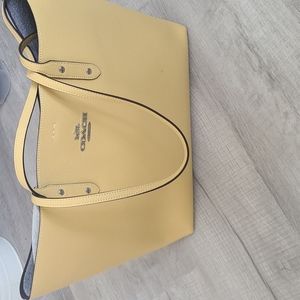 Coach sunflower tote